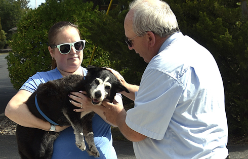 Fellowship Committee blessing bw dog